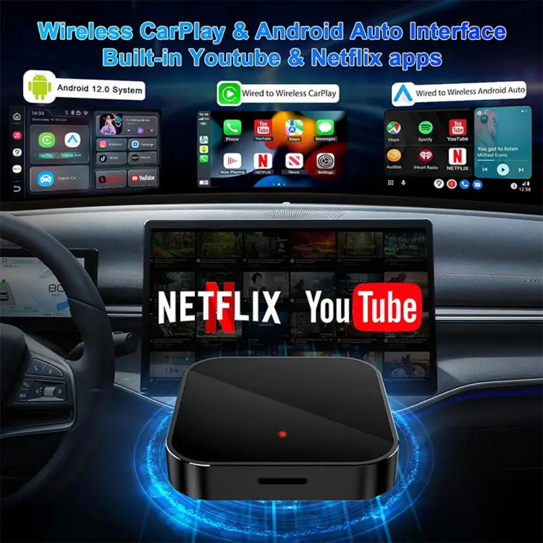 MONKEYBOX Videobox AI interface Apple Carplay/Android Auto