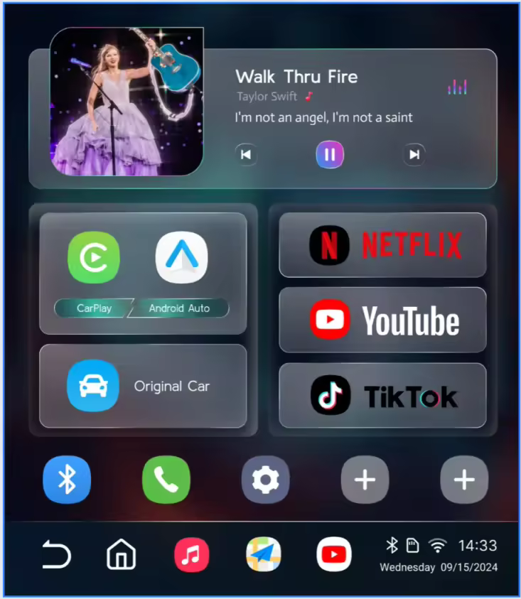 MONKEYBOX Videobox AI interface Apple Carplay/Android Auto
