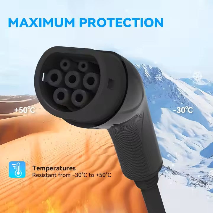 LAADKABEL 11KW TYPE 2 3-fase 5 meter •exclusief verzendkosten •