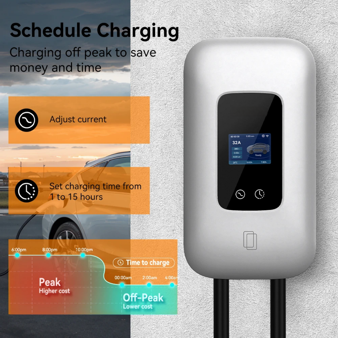 Wallbox 11KW grijs met App control 3-fase 16A •exclusief verzendkosten•