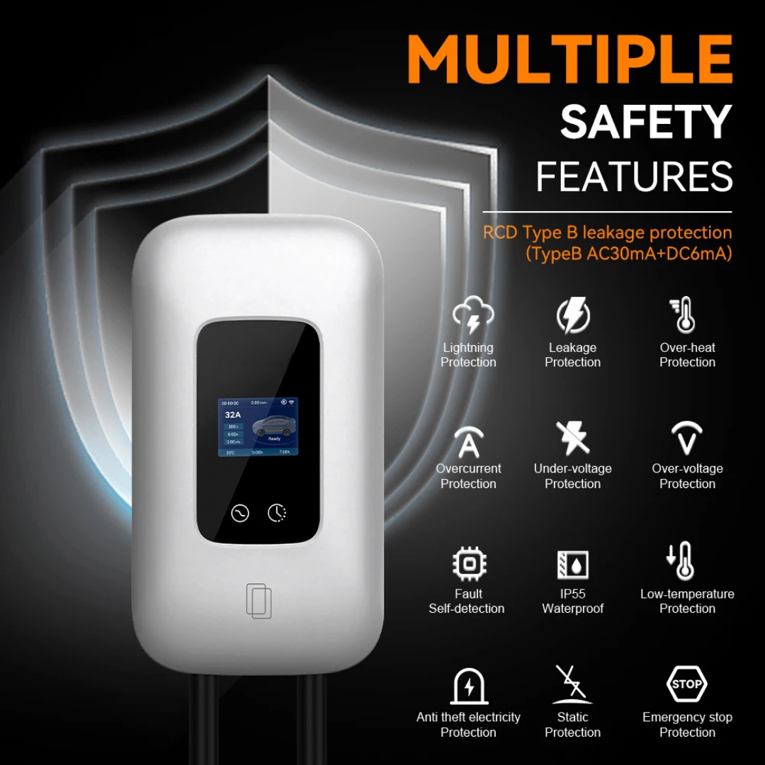 Wallbox 11KW grijs met App control 3-fase 16A •exclusief verzendkosten•