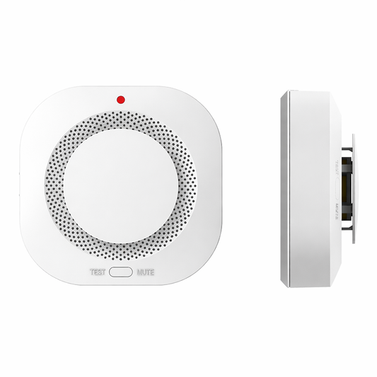 🔥 Smart Smoke Detector Wi-Fi | 🚨 80dB Alarm | 💡 LED Indicator | 📱 App Notifications | 🔋 Battery