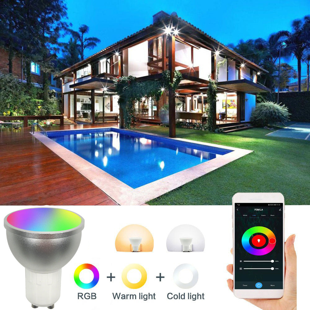 💡 Smart LED GU10 Spot – RGB WiFi – Tuya / Smart Life – Google &amp; Alexa