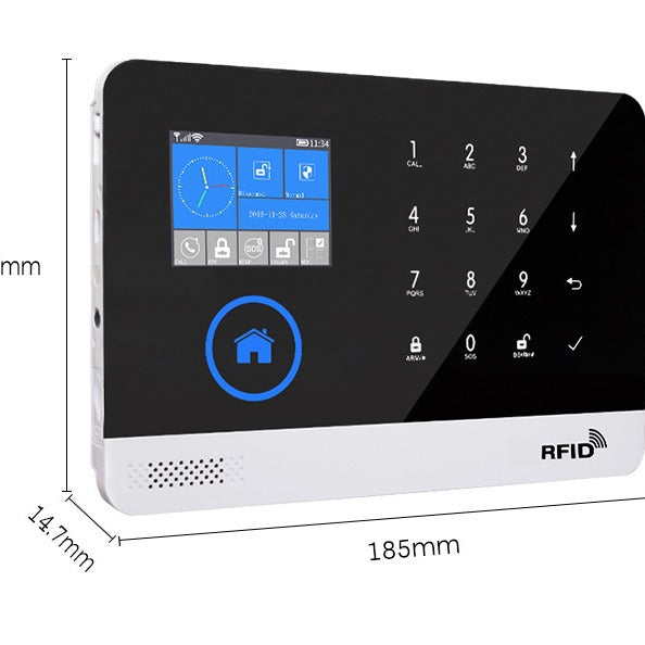 🚨Slim WiFi & 4G Alarmsysteem met Touchscreen en RFID – Tuya Smart / Smart Life – Inclusief Sensoren & Afstandsbedieningen