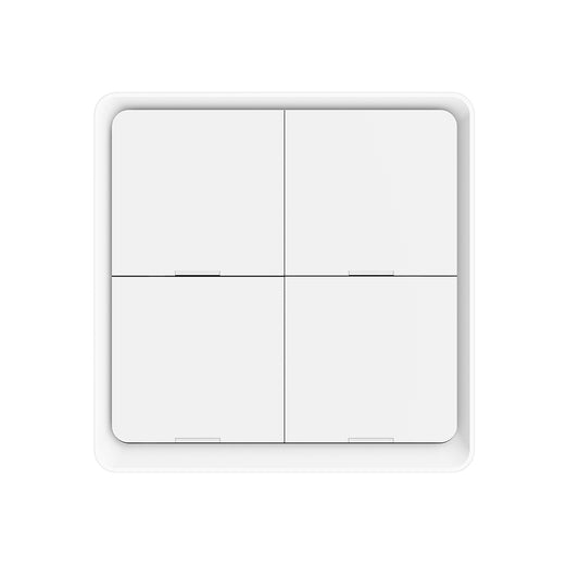 🎛️ Zigbee Szenenschalter mit 4 Tasten | Tuya Smart Life 🟧 | 🏠 12 Szenen | 🔋 Akku | ⚡ Automatisierungen