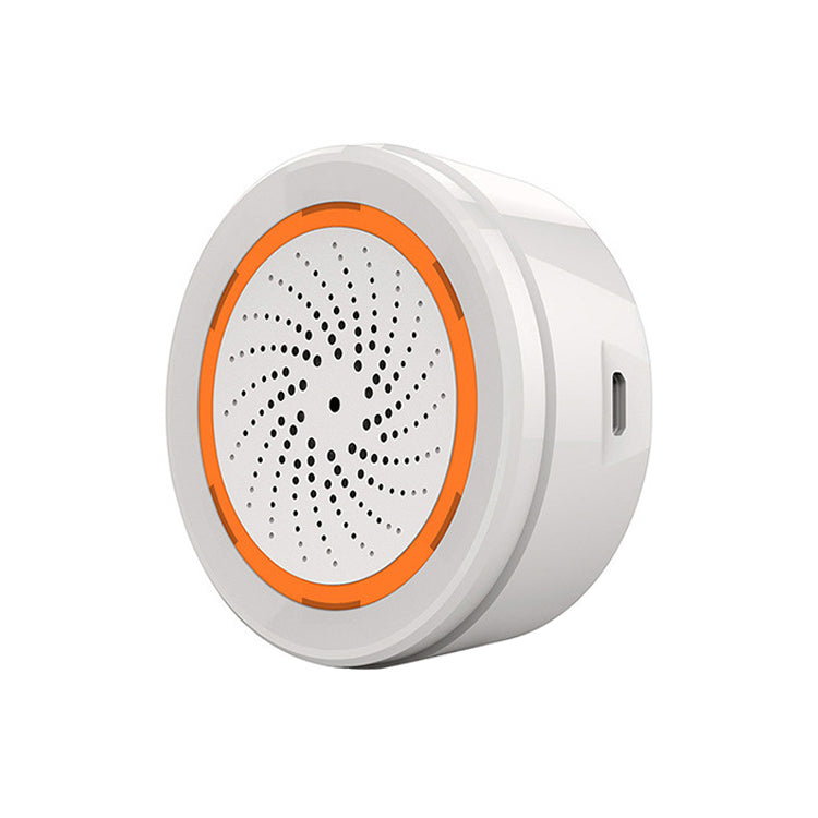 🚨 Intelligente Zigbee-Sirene mit Licht | 🔊 Akustischer Alarm | 💡 LED-Alarm | 🌡️ Temperatur- und Luftfeuchtigkeitsanzeige | 🔌 USB-Anschluss | Tuya 🟧
